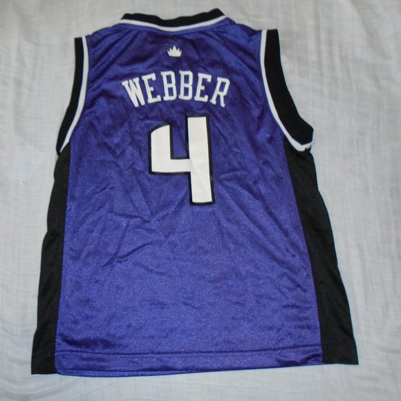 Chris Webber Sacramento Kings Basketball Reebok NBA Jersey Size Medium 10/12 - Picture 2 of 2